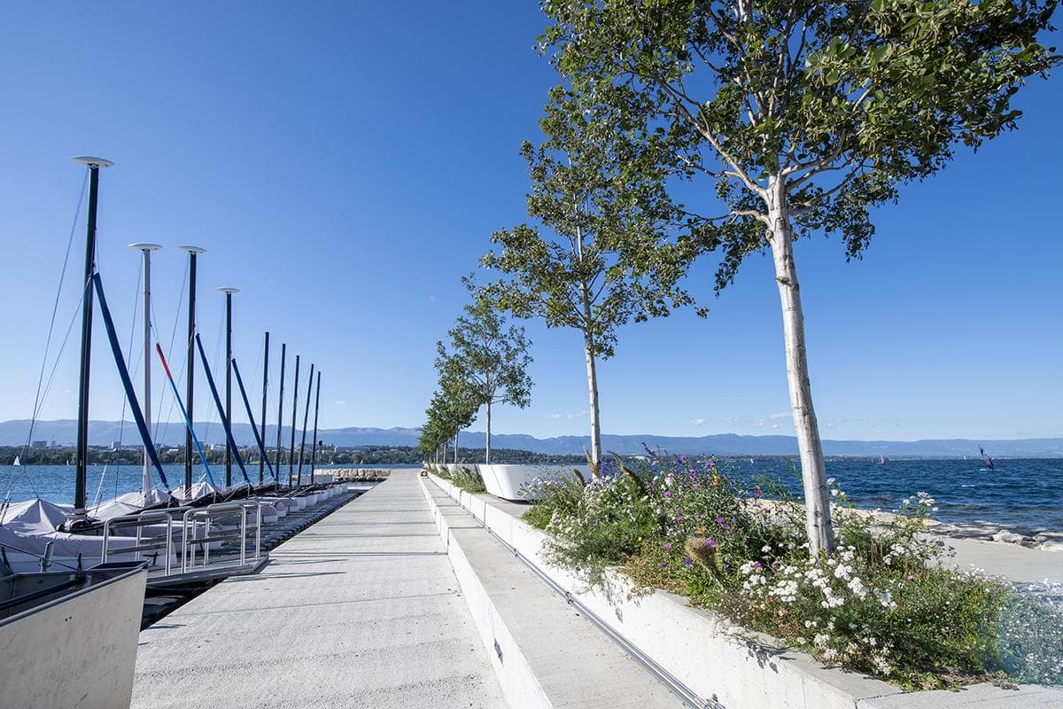 Agrandissement du port de la SNG