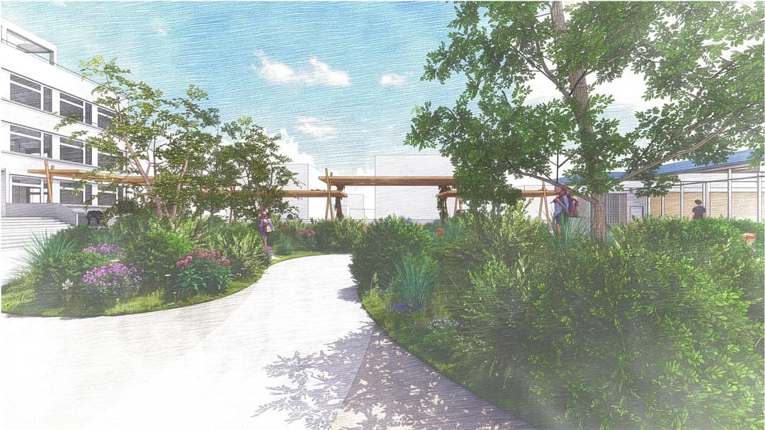 Collège et parc du grand pré