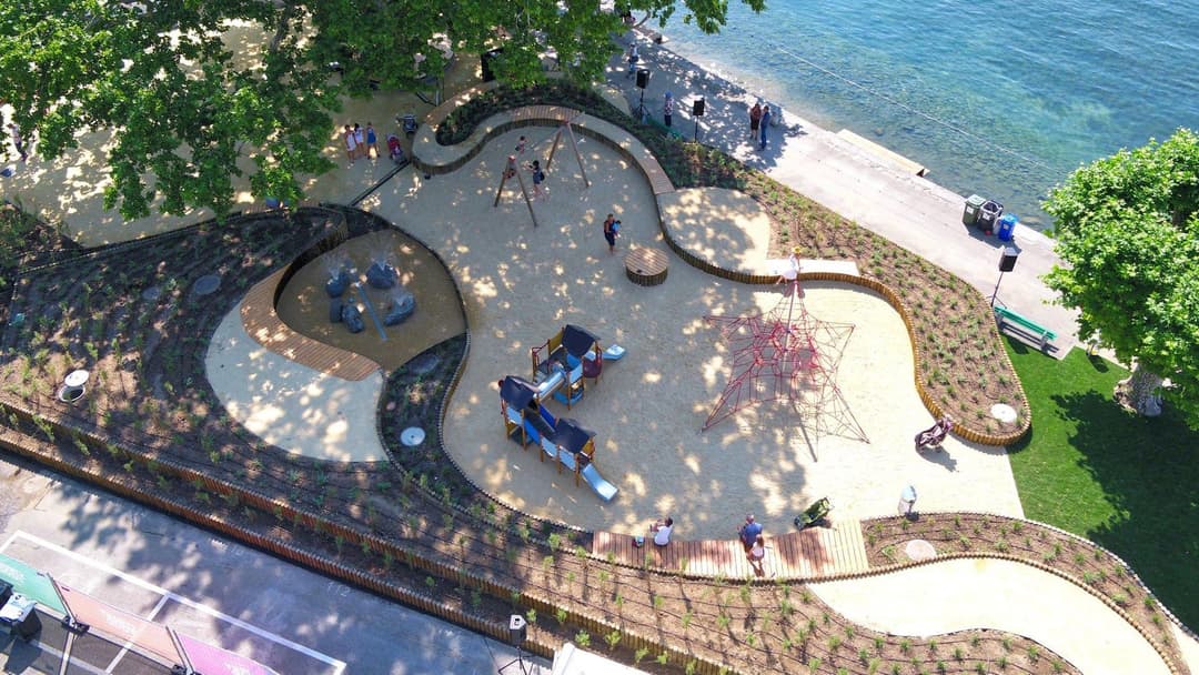 Espace ludique de la grande jetée